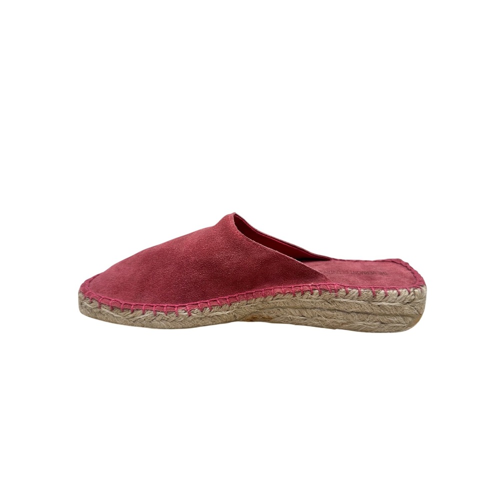 Vermont Country Store Espadrille Mules Women's Good Suede Platform SlipOn Size 6